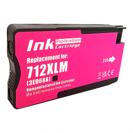 Cartridge Xantri HPC 712XL Magenta, Refill 712 XL Printer HPC DesignJet T650 T630 T250 T230 T210 Chip