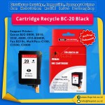 Cartridge Recycle Can BC-20 BC20 Black, Tinta Printer Can Can BJC-2000 BJC-2010 BJC-2100 BJC-2110 BJC-2115 BJC-2120 BJC-2125 BJC-323f BJC-4000 BJC-400j BJC-4100 BJC-410j CFX-B380IF - Fax B210c - MultiPass C100 C2500 C3000