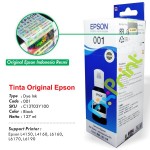 Tinta Refill Epson Original Ori 001 Black 127ml C13T03Y100, Tinta Refill Printer Epson L4150 L4160 L4260 L6160 L6260 L6170 L6270 L6190 L6290 L4266 L14150